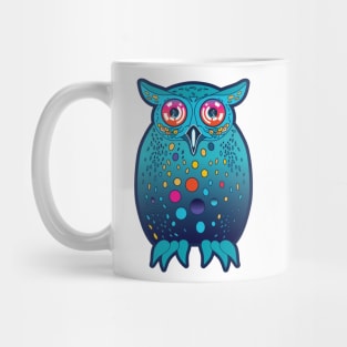 Playful, wise and friendly night owl Mug